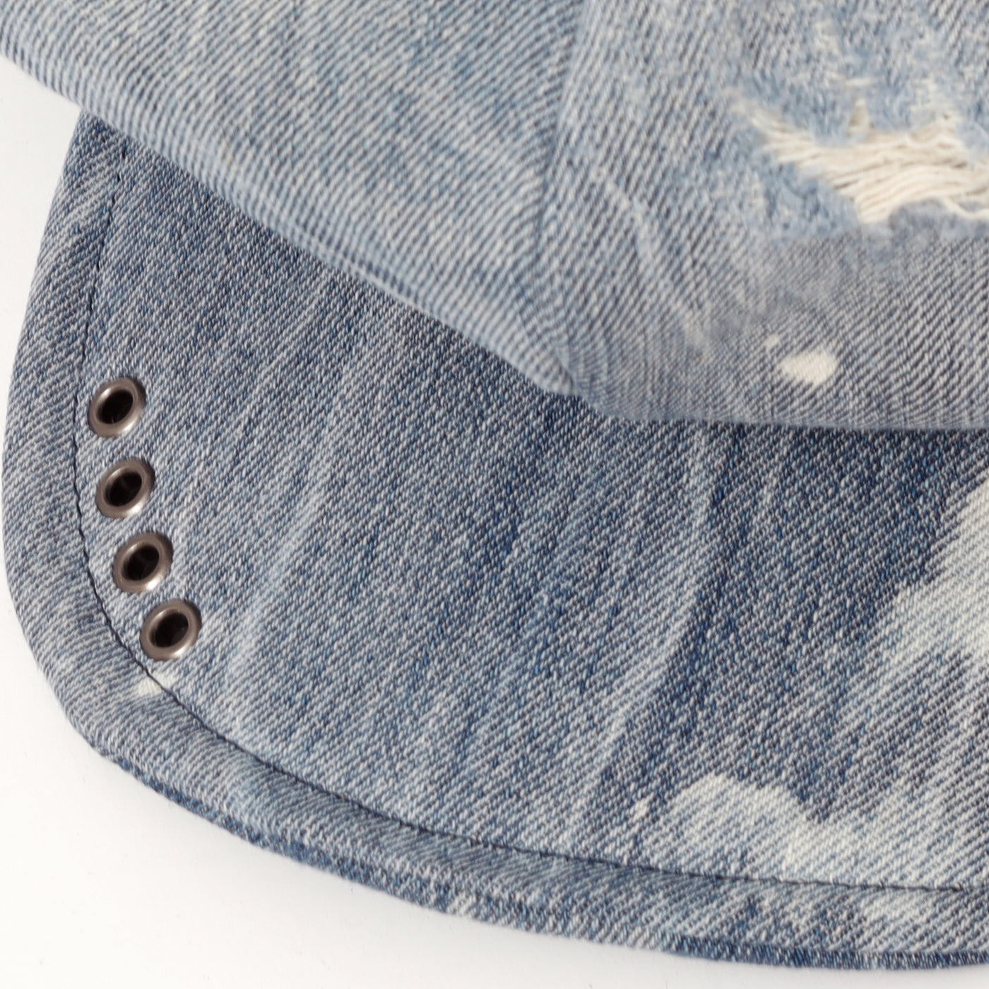 Bleach & Damaged Casquette / BLACK