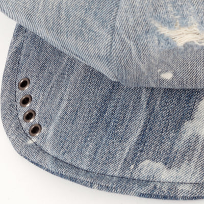 Bleach & Damaged Casquette / BLACK