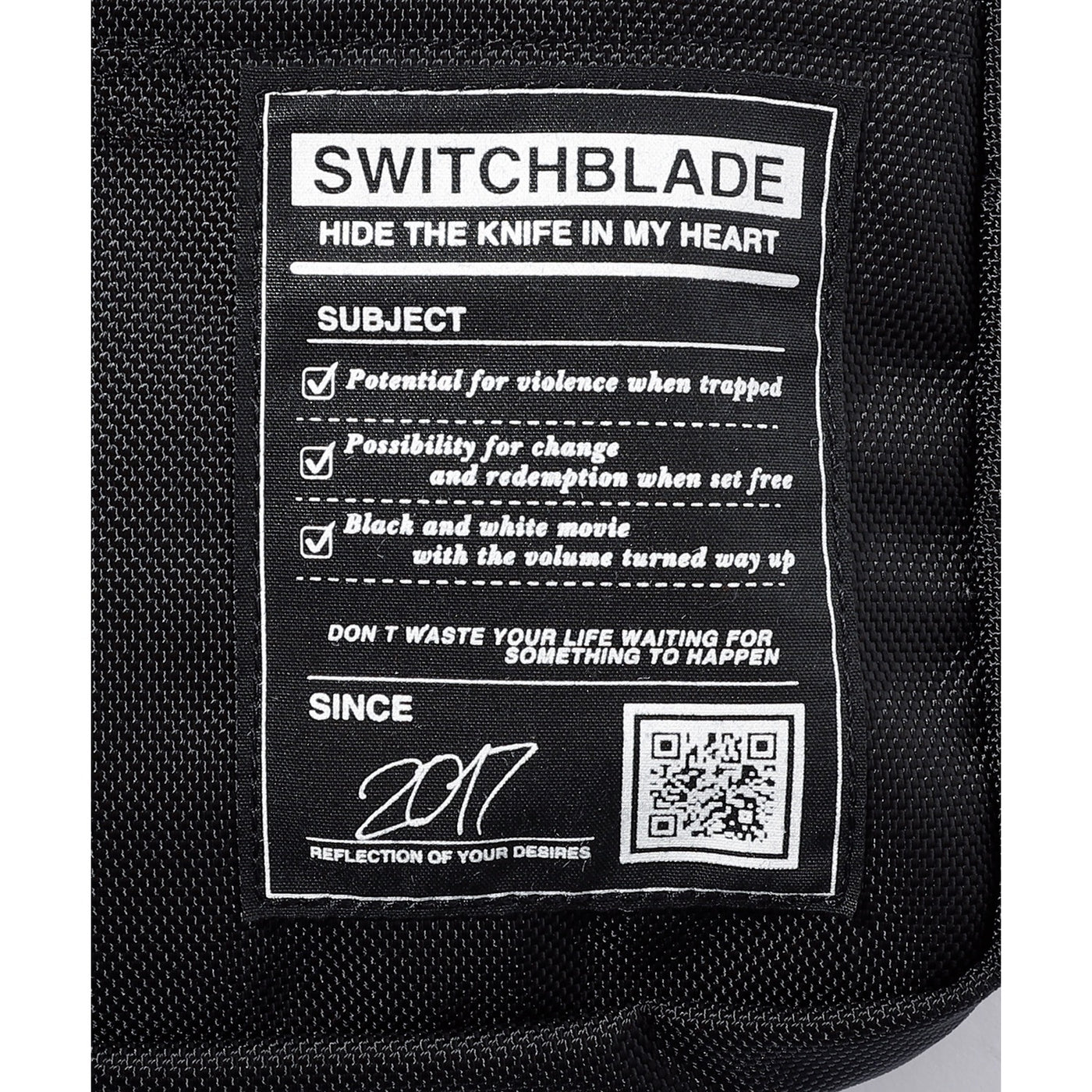 SWITCHBLADE × NEW ERA® H.K.M.H. SHOULDER POUCH / BLACK