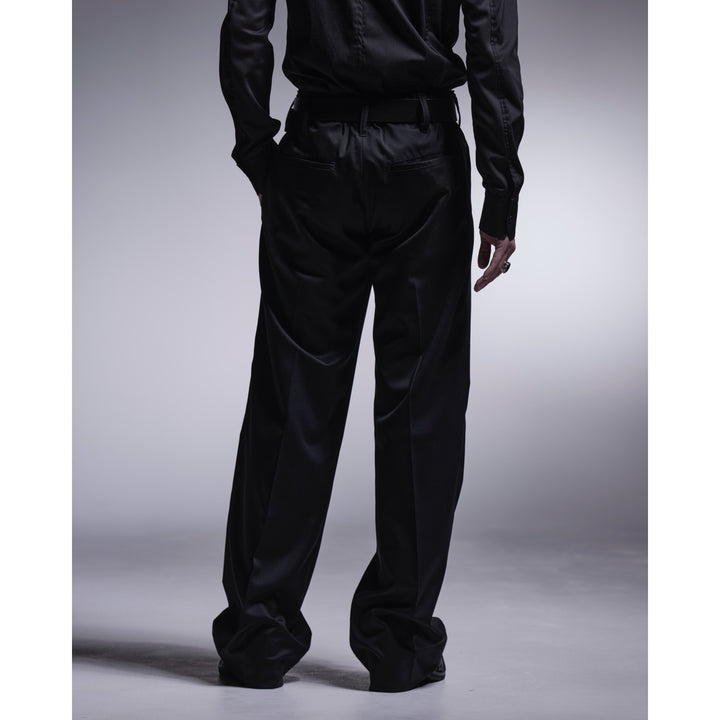 kiryuyrik(キリュウキリュウ)2/76Gabagine WideSlacks / Black – ANRE