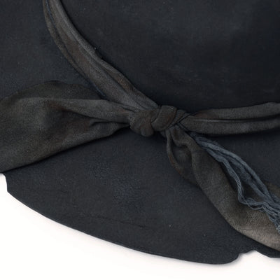 Charcoal Burned Western Hat / CHARCOAL