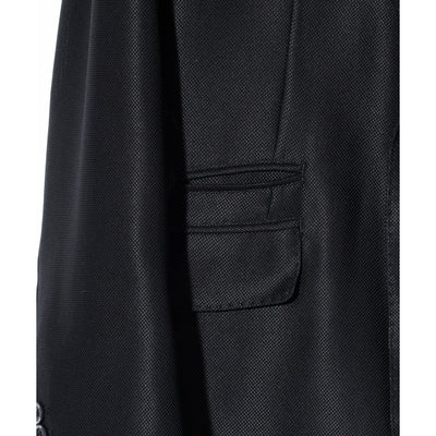 FAKE LAYERED HOODED JK / BLACK