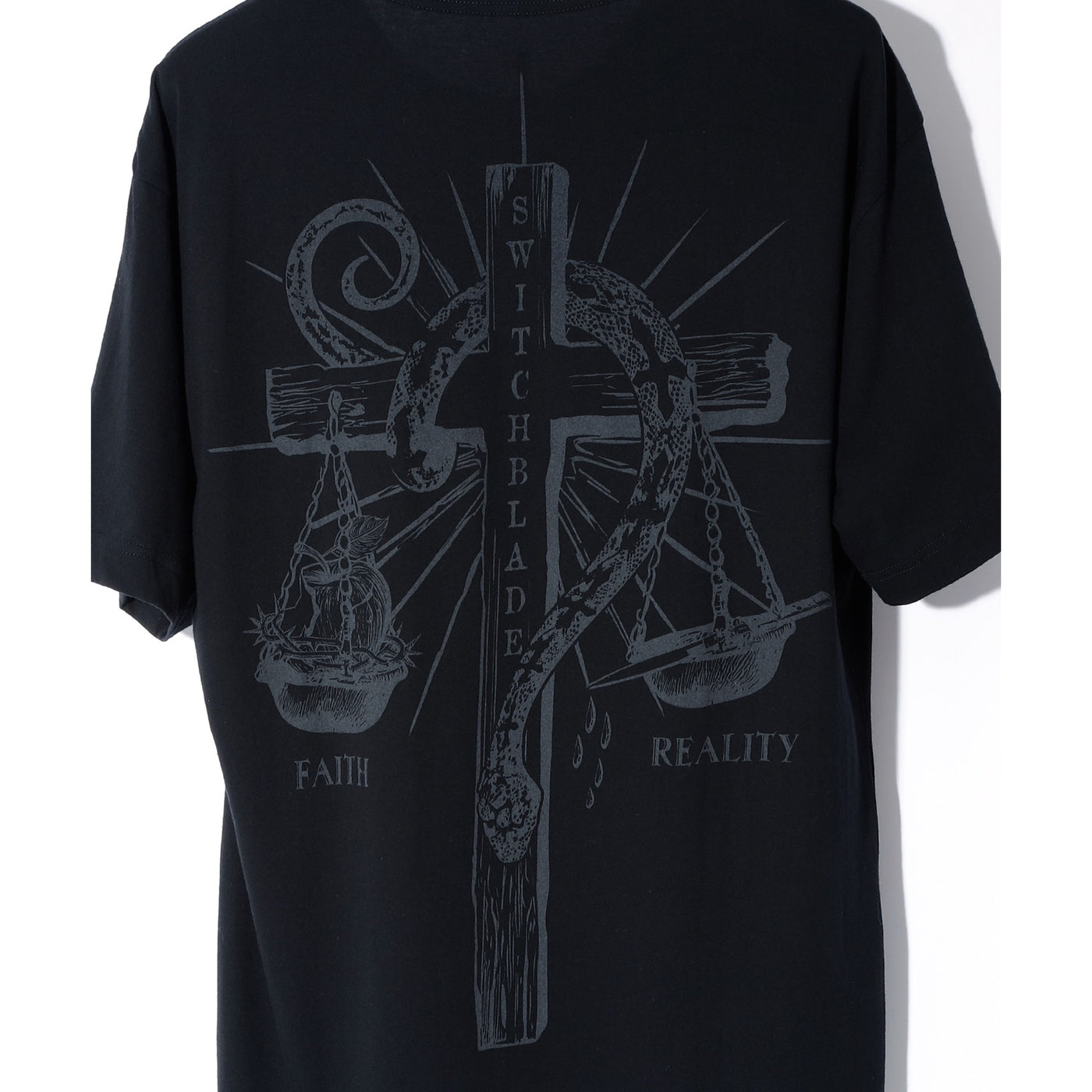 FAITH & REALITY TEE / BLACK