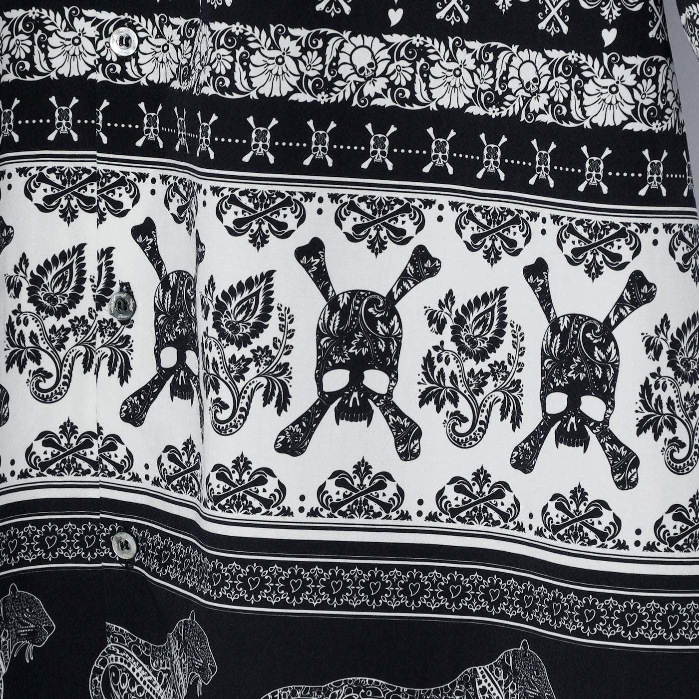 ETHNIC HALF SLEEVE SH / BLACK