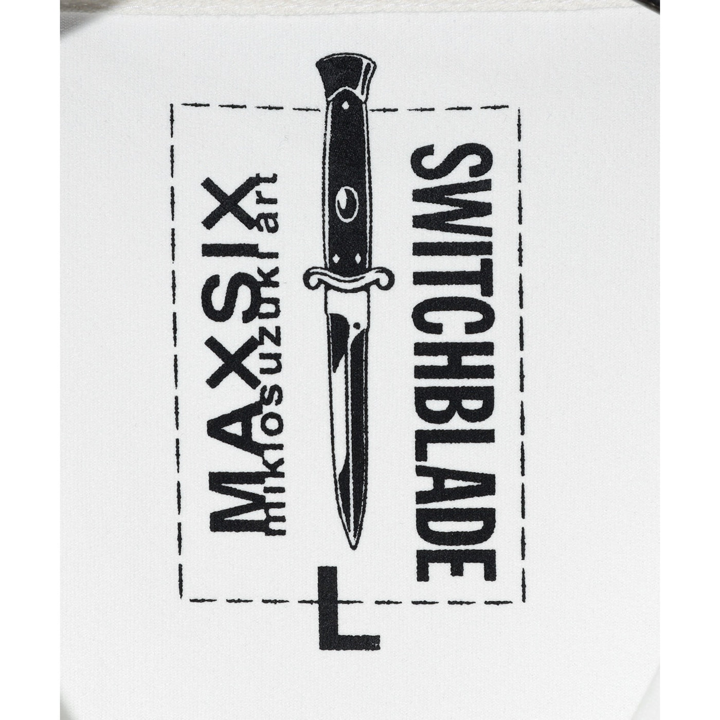 SWITCHBLADE × MAXSIX SKULL BEAR TEE / WHITE