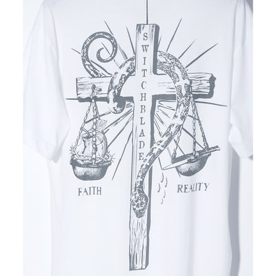 FAITH & REALITY TEE / WHITE