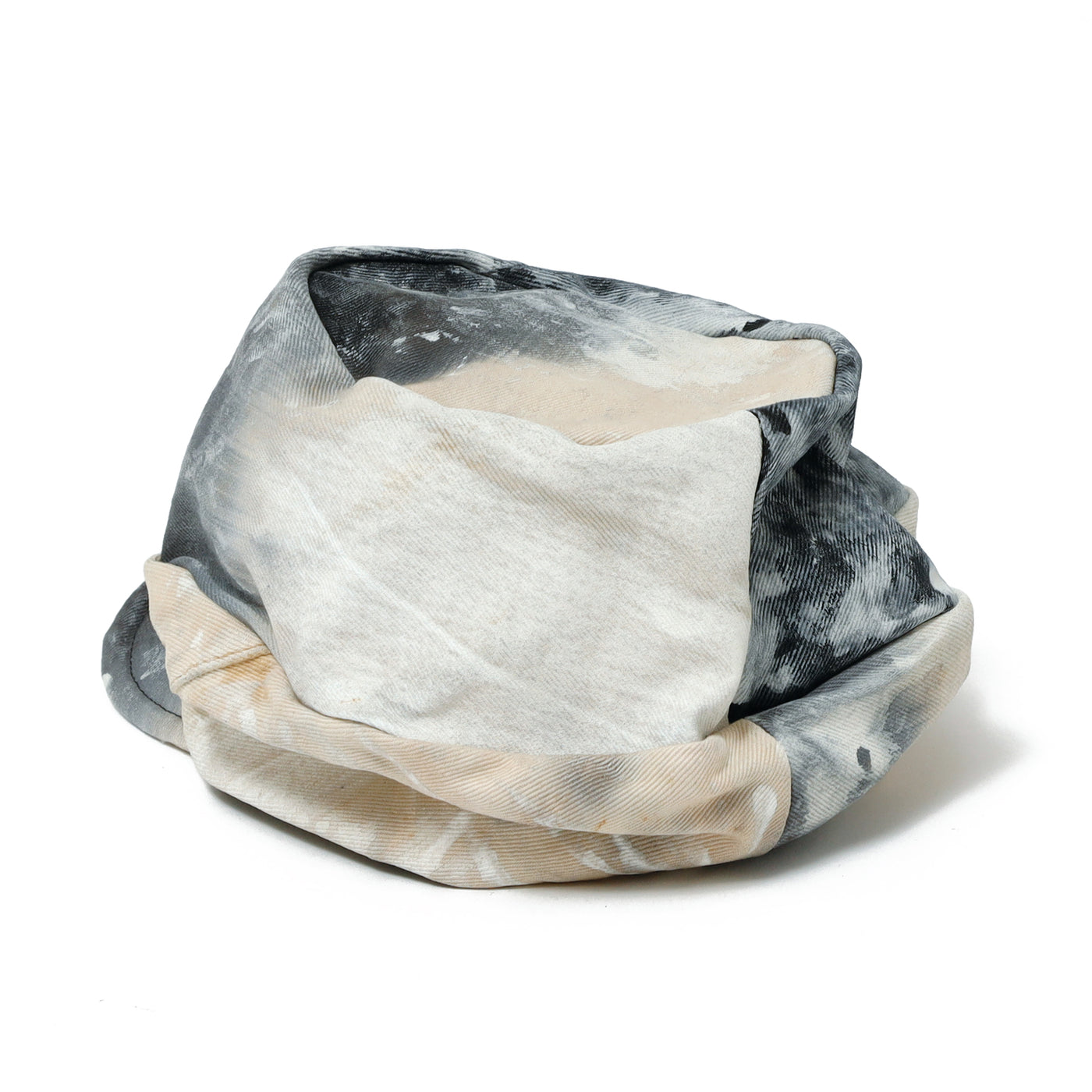 Painting Denim Turn Cap / INDIGO