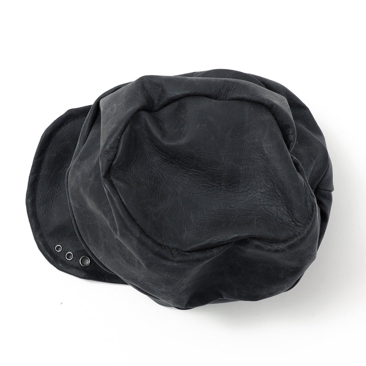 triangles hat(トライアングルズハット) Leather Chain Turn Cap