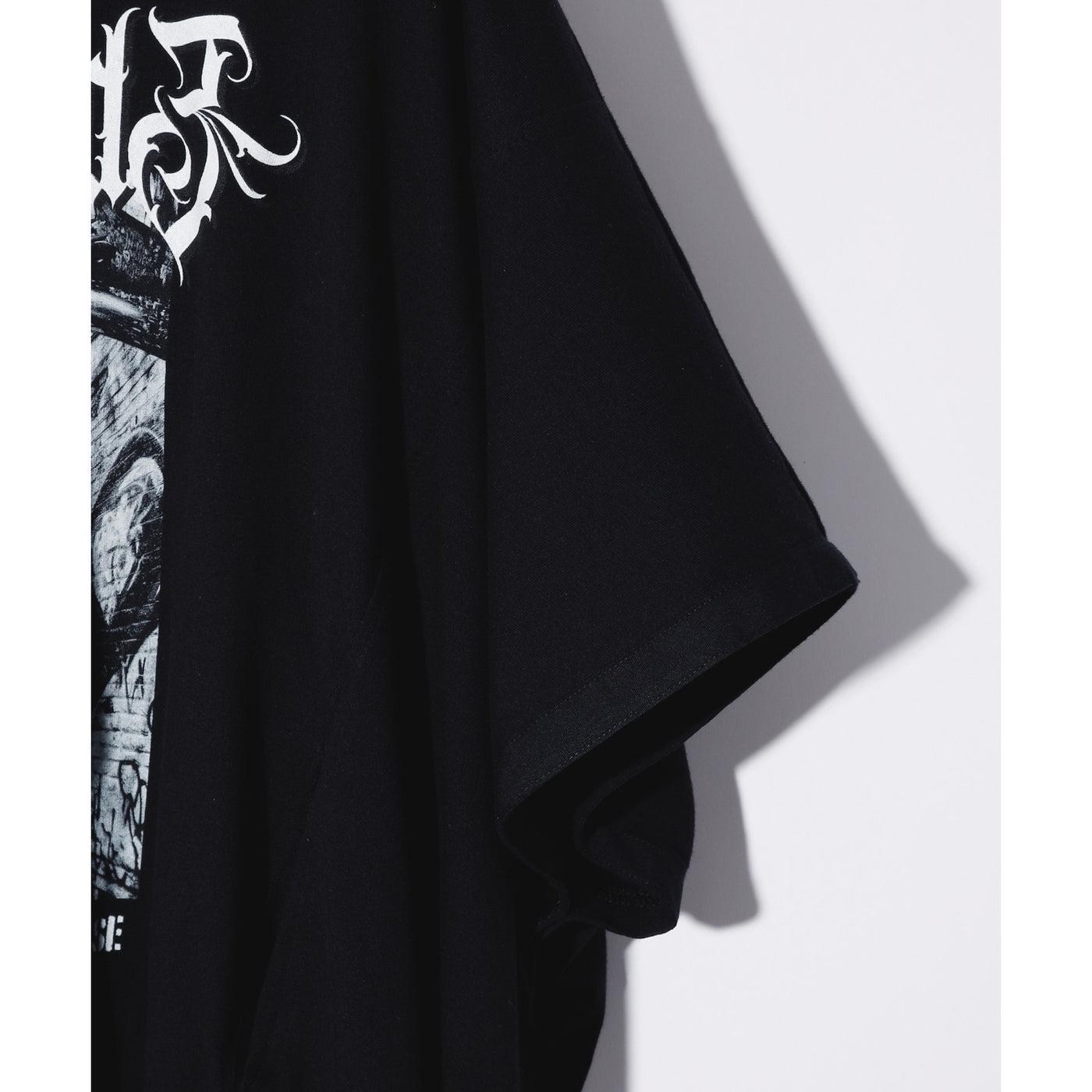 HYDE×SWITCHBLADE PONCHO T-SHIRT / BLACK