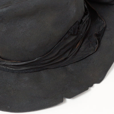 Charcoal Mirage Fedora Hat / BLACK