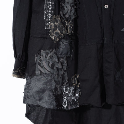 REMAKE DRESS PATCH SH / BLACK