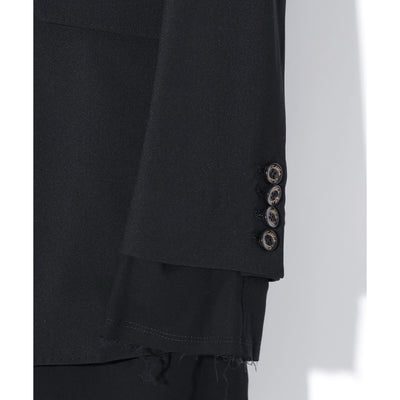 FAKE LAYERED MIRAGE LONG JK / BLACK