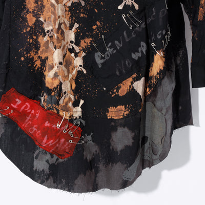 REMAKE MESSAGE SKULL BLEACH SH / BLACK