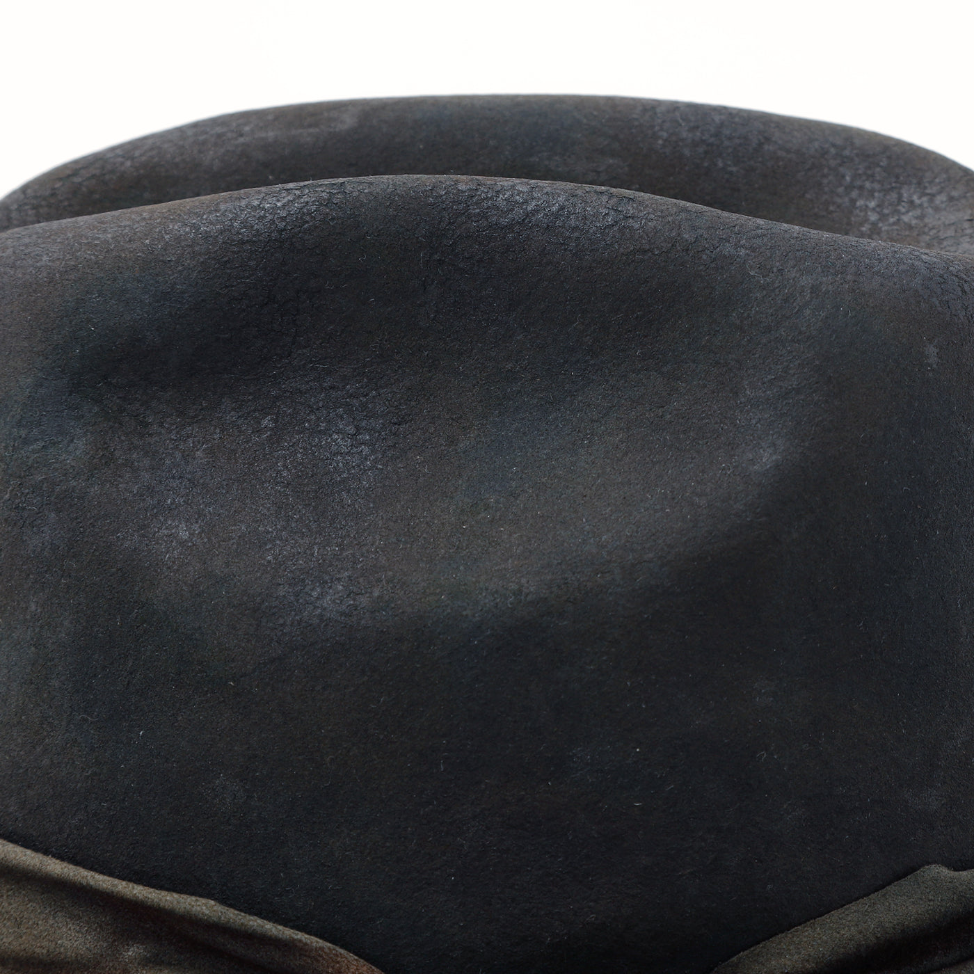 Charcoal Burned Western Hat / CHARCOAL