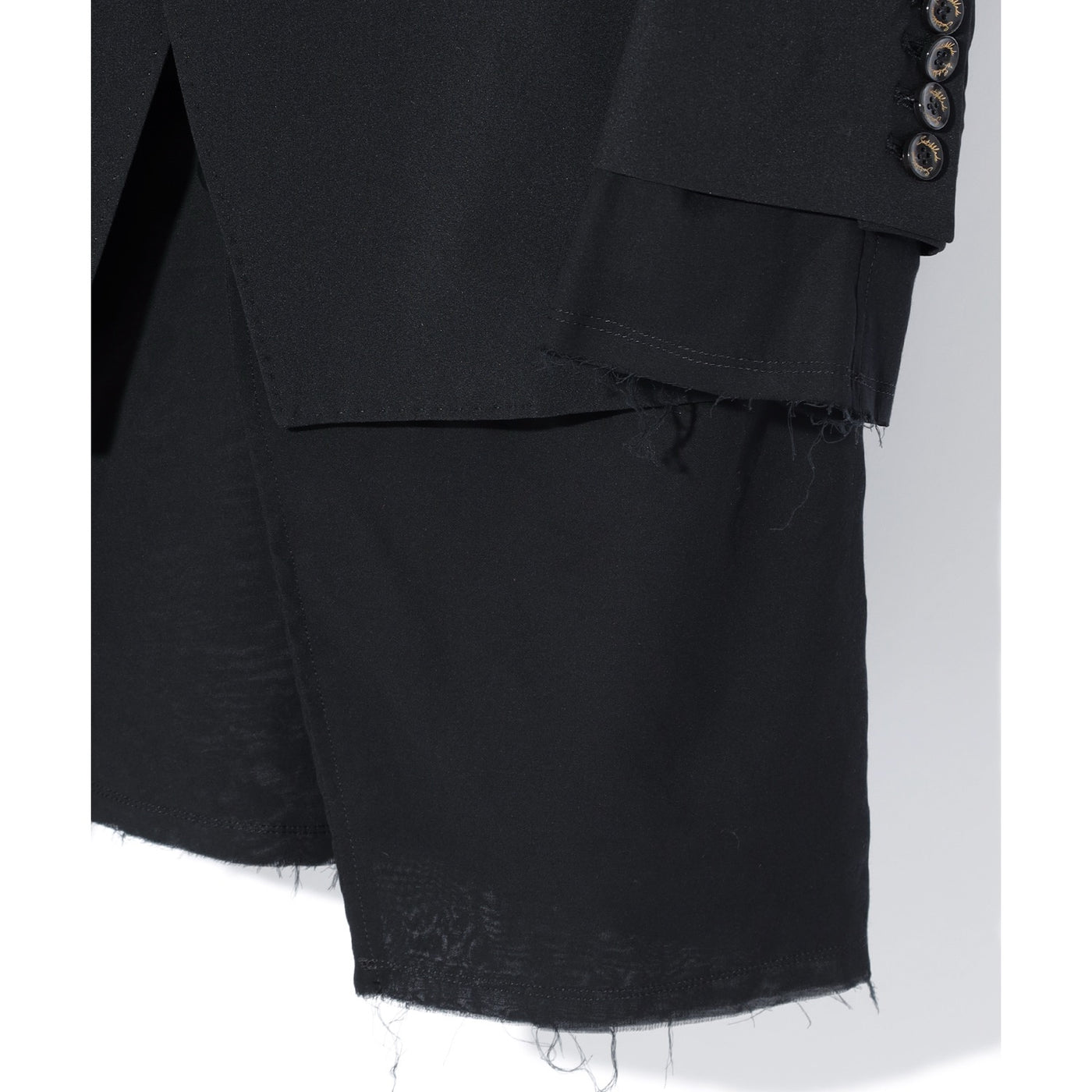 FAKE LAYERED MIRAGE LONG JK / BLACK
