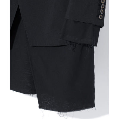 FAKE LAYERED MIRAGE LONG JK / BLACK