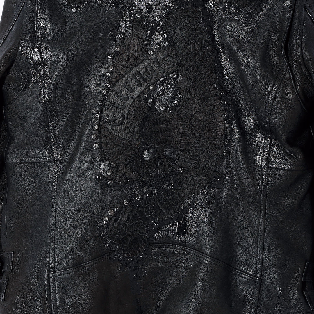 Roen(ロエン) WAPPEN RIDERS JKT / BLACK – ANRE-R SALON