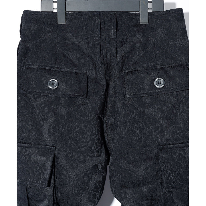 SWITCHBLADE(スイッチブレード) JACQUARD TAPERED RIDING PT / BLACK