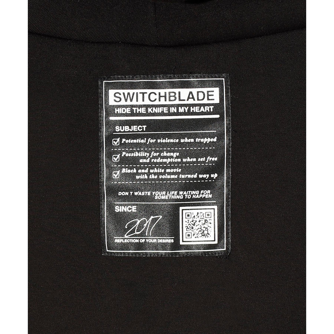 SWITCHBLADE(スイッチブレード) DRAWSTRING HIGH-NECK P/O / BLACK