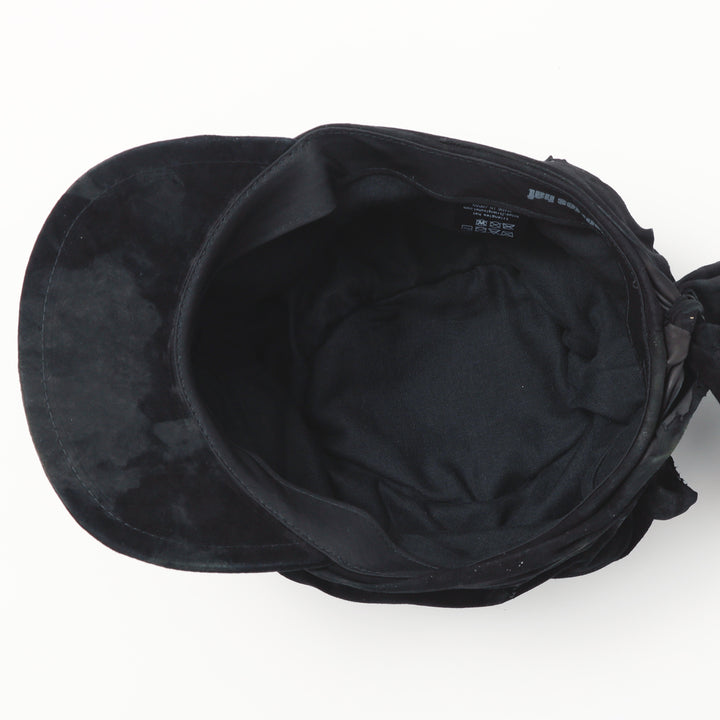 triangles hat(トライアングルズハット) Bleached Black Leather Turn