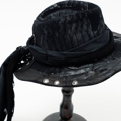 NOIR PIRATE HAT / BLACK