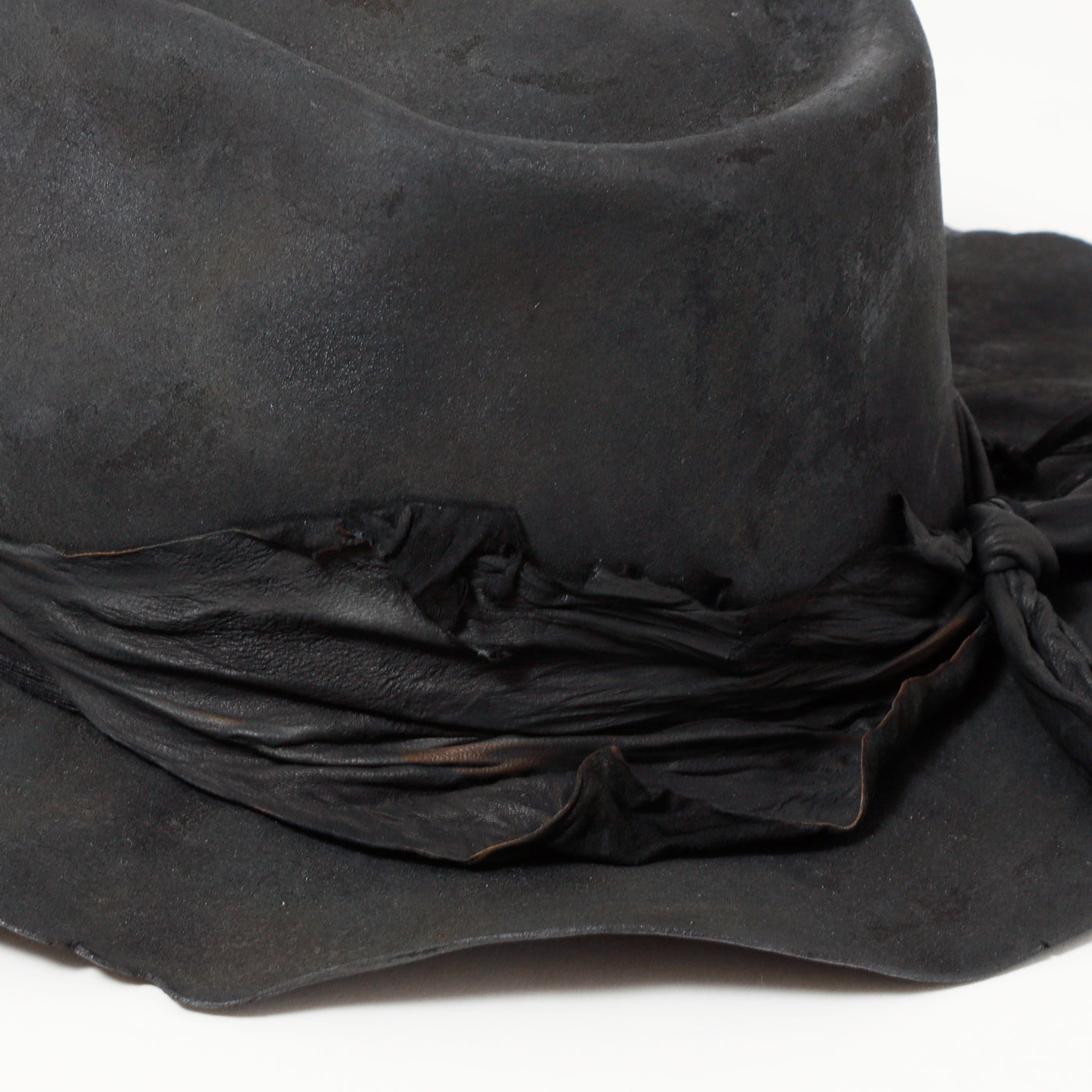 Charcoal Mirage Fedora Hat / BLACK