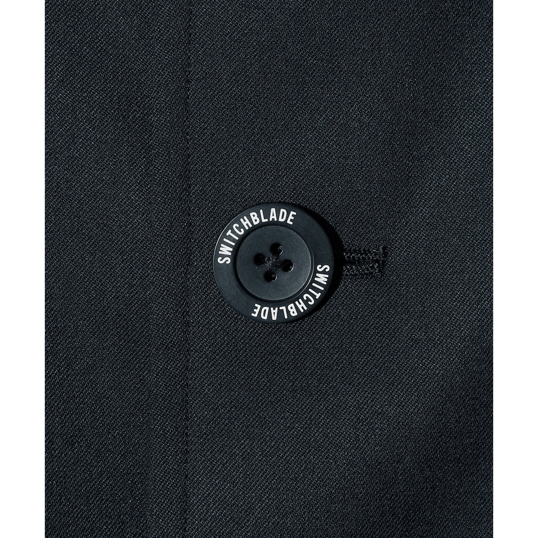 SWITCHBLADE(スイッチブレード) PLEATED TAILCOAT w/STUDS / BLACK