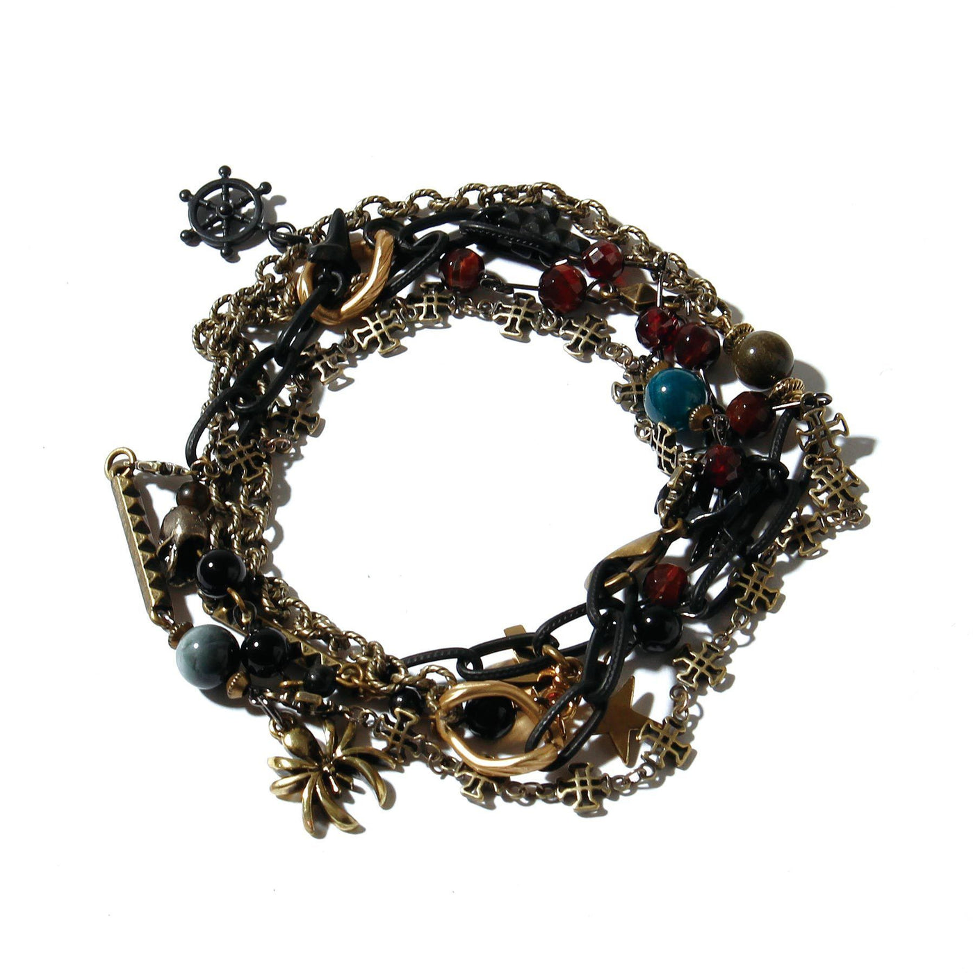 Pirate's Necklace Bracelet / BLACK
