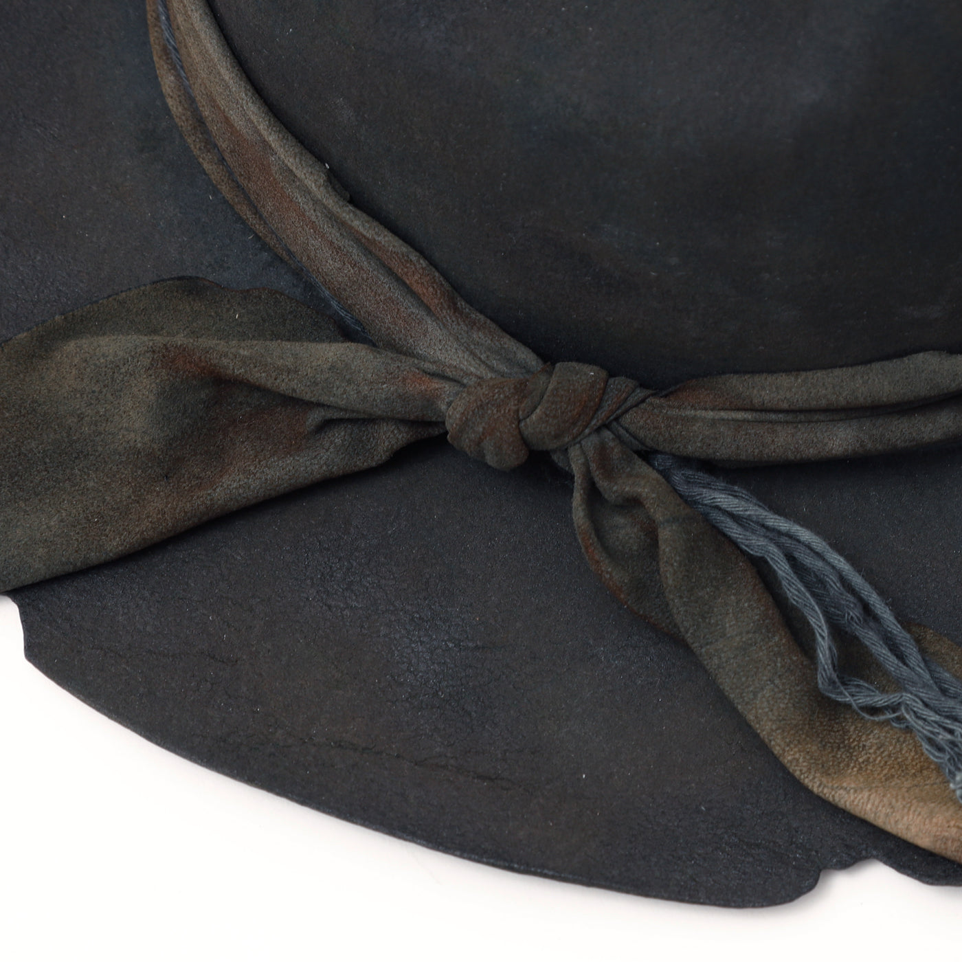 Charcoal Burned Western Hat / CHARCOAL