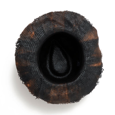 Bleach Paper Feather Fedora Hat / BLACK