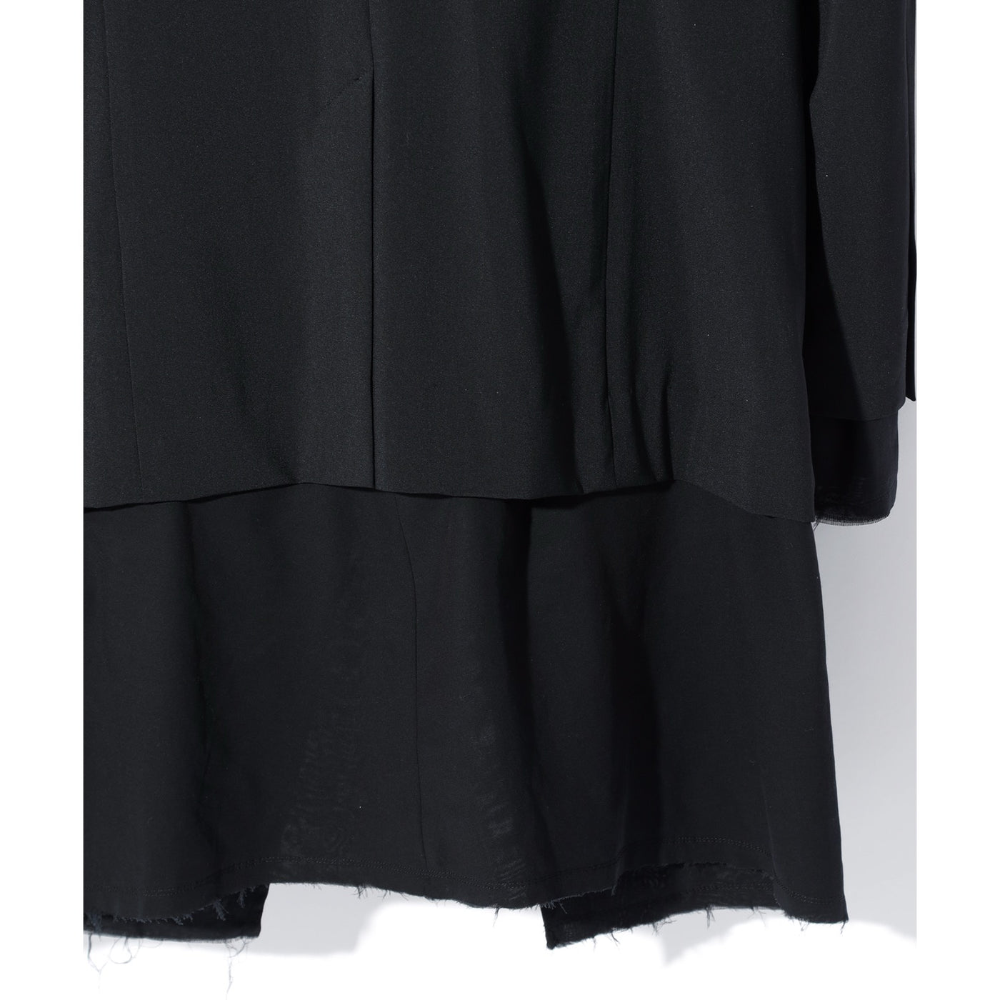 FAKE LAYERED MIRAGE LONG JK / BLACK