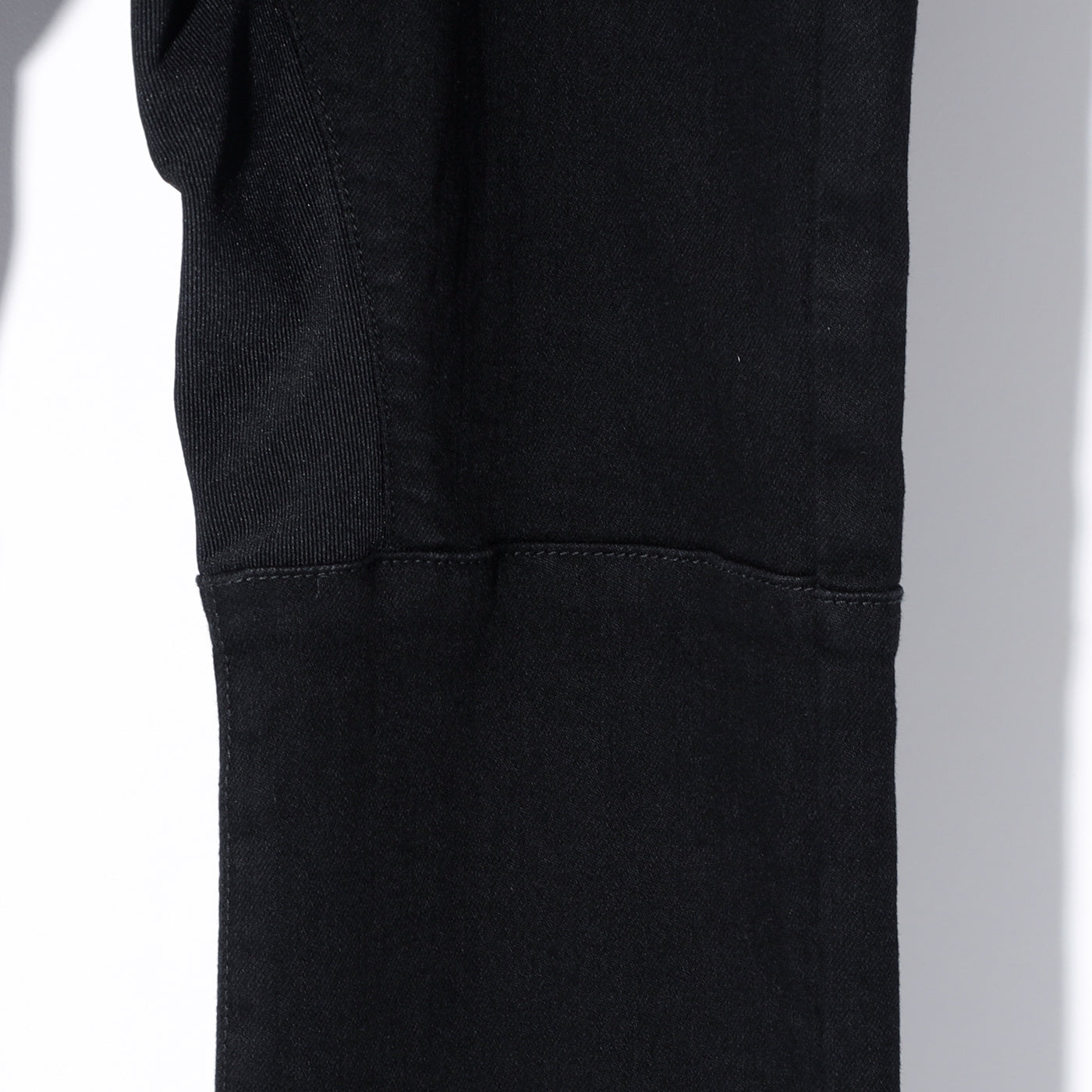 ハイブリットストレッチデニムサルエルPT / BLACK