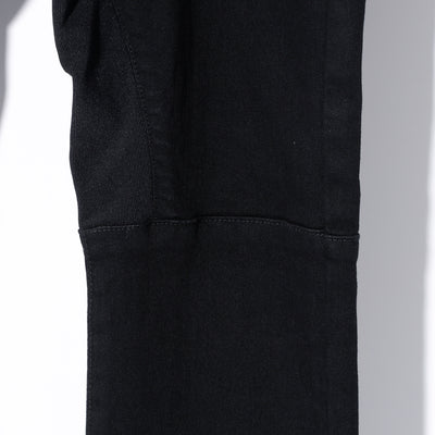 ハイブリットストレッチデニムサルエルPT / BLACK