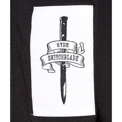 HYDE×SWITCHBLADE PONCHO T-SHIRT / BLACK