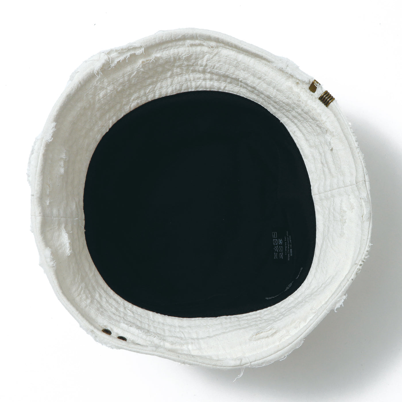 Chain C/L White Bucket Hat / WHITE