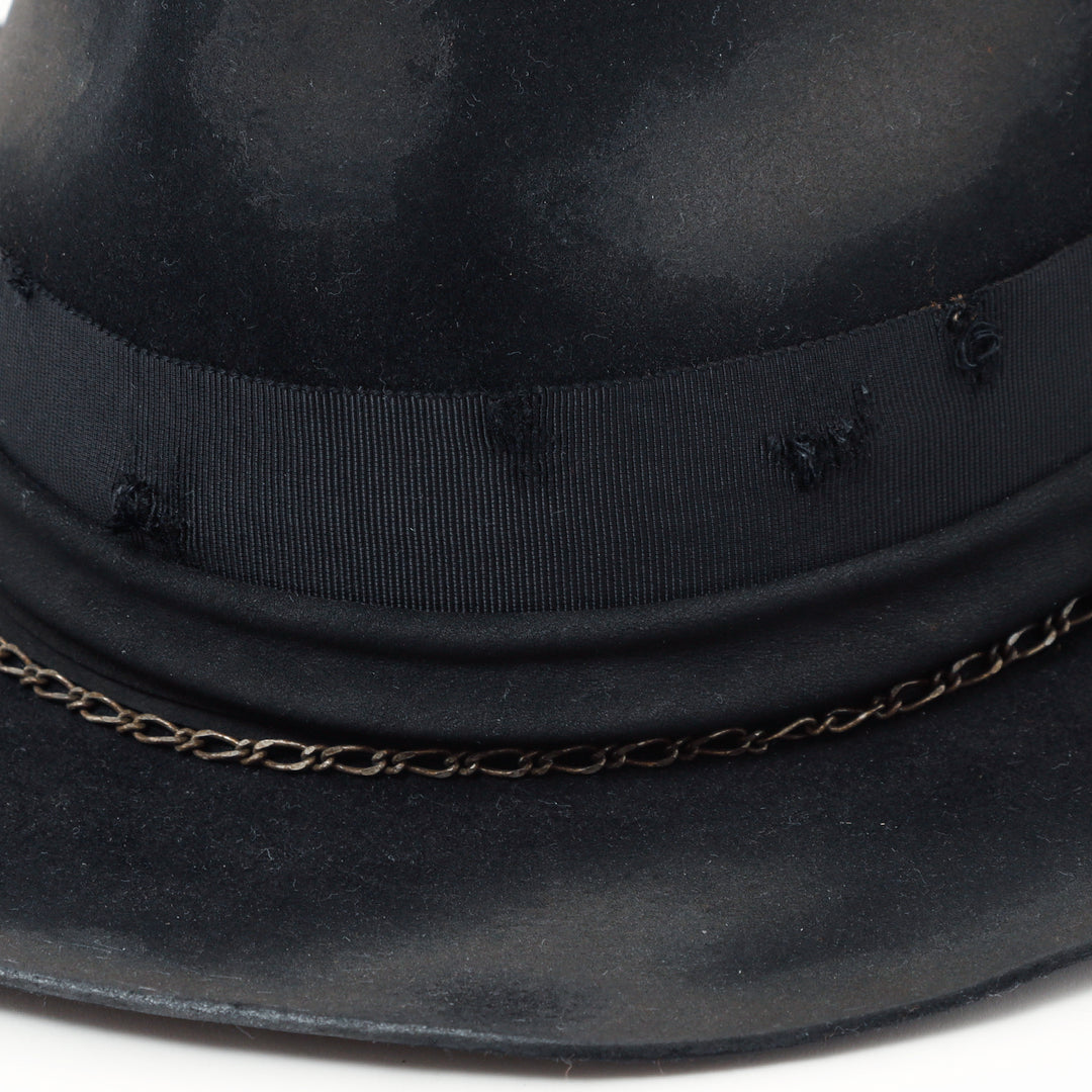 【2.2万割引】Dangle Leather Burned Chain Hat triangles hat(トライアングルズハット) Dangle Leather Burned Chain
