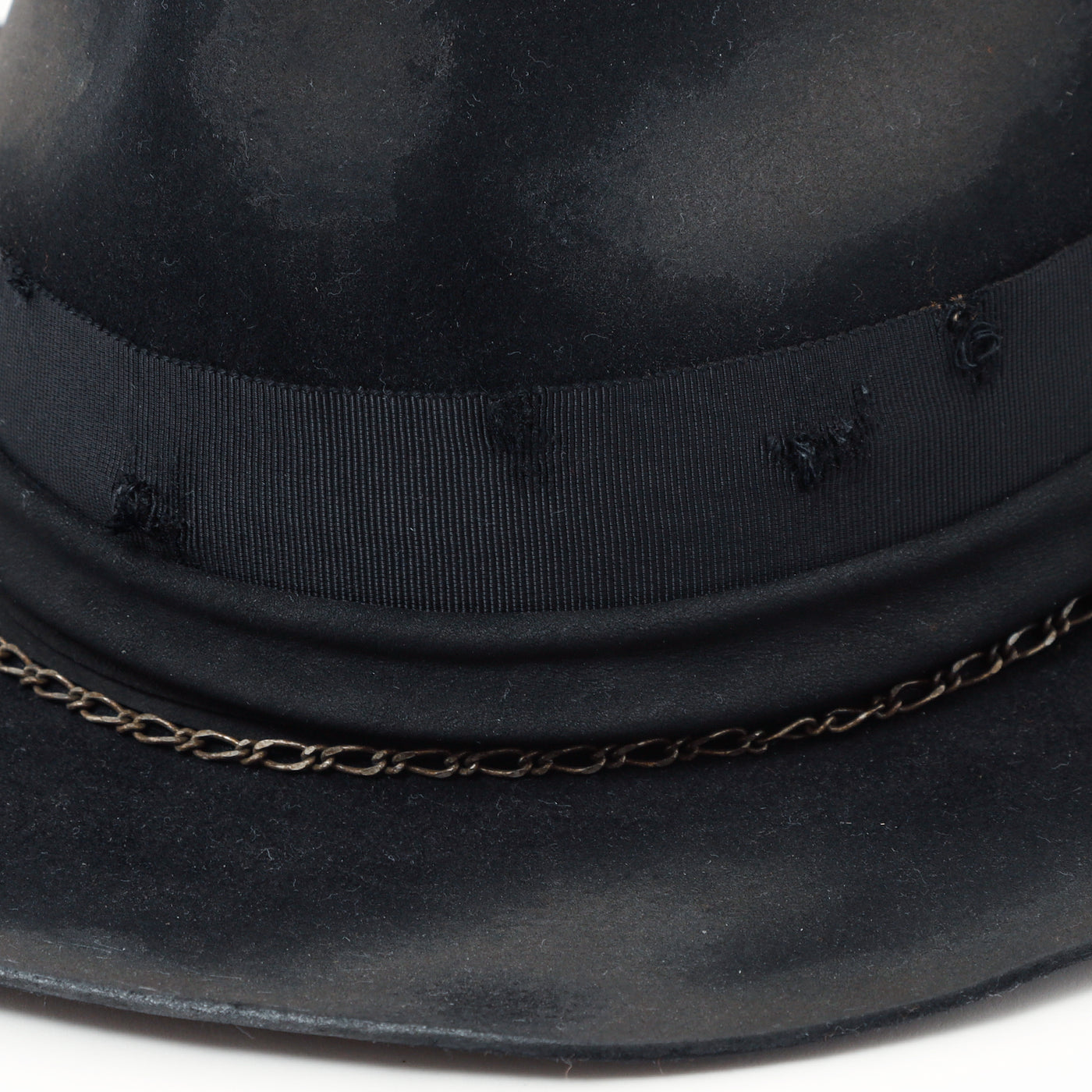 【2.2万割引】Dangle Leather Burned Chain Hat triangles hat(トライアングルズハット) Dangle Leather Burned Chain