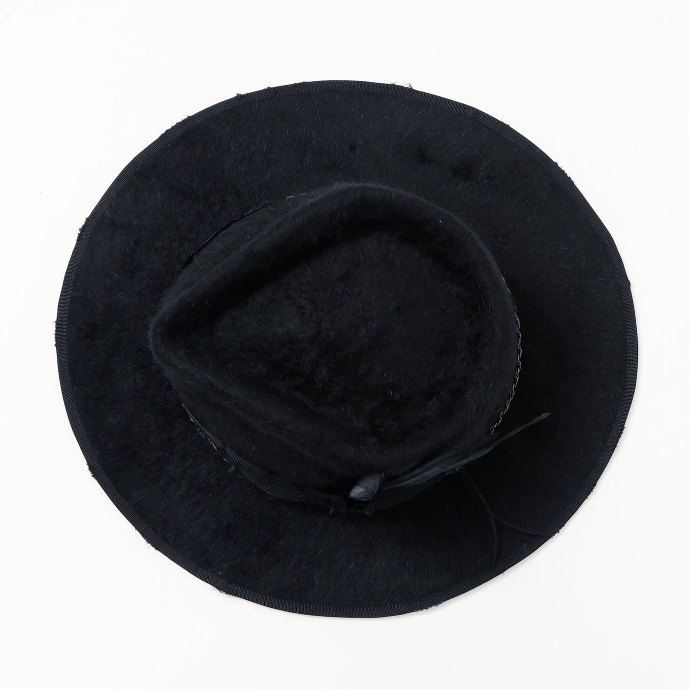 Midnight Crow Chain Hat / BLACK