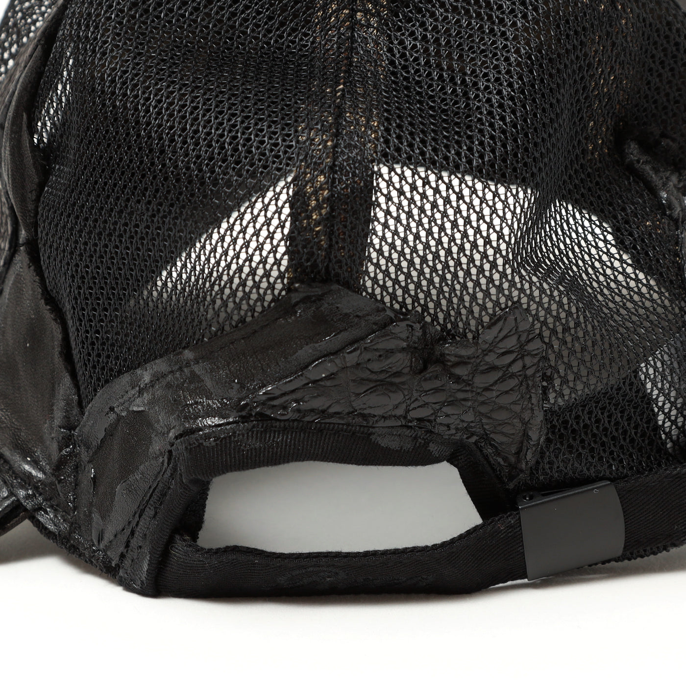 REMAKE LEATHER PATCH BB CAPⅡ / BLACK