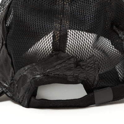 REMAKE LEATHER PATCH BB CAPⅡ / BLACK