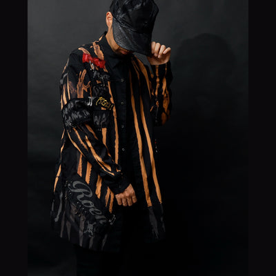REMAKE STRIPE SH / BLACK