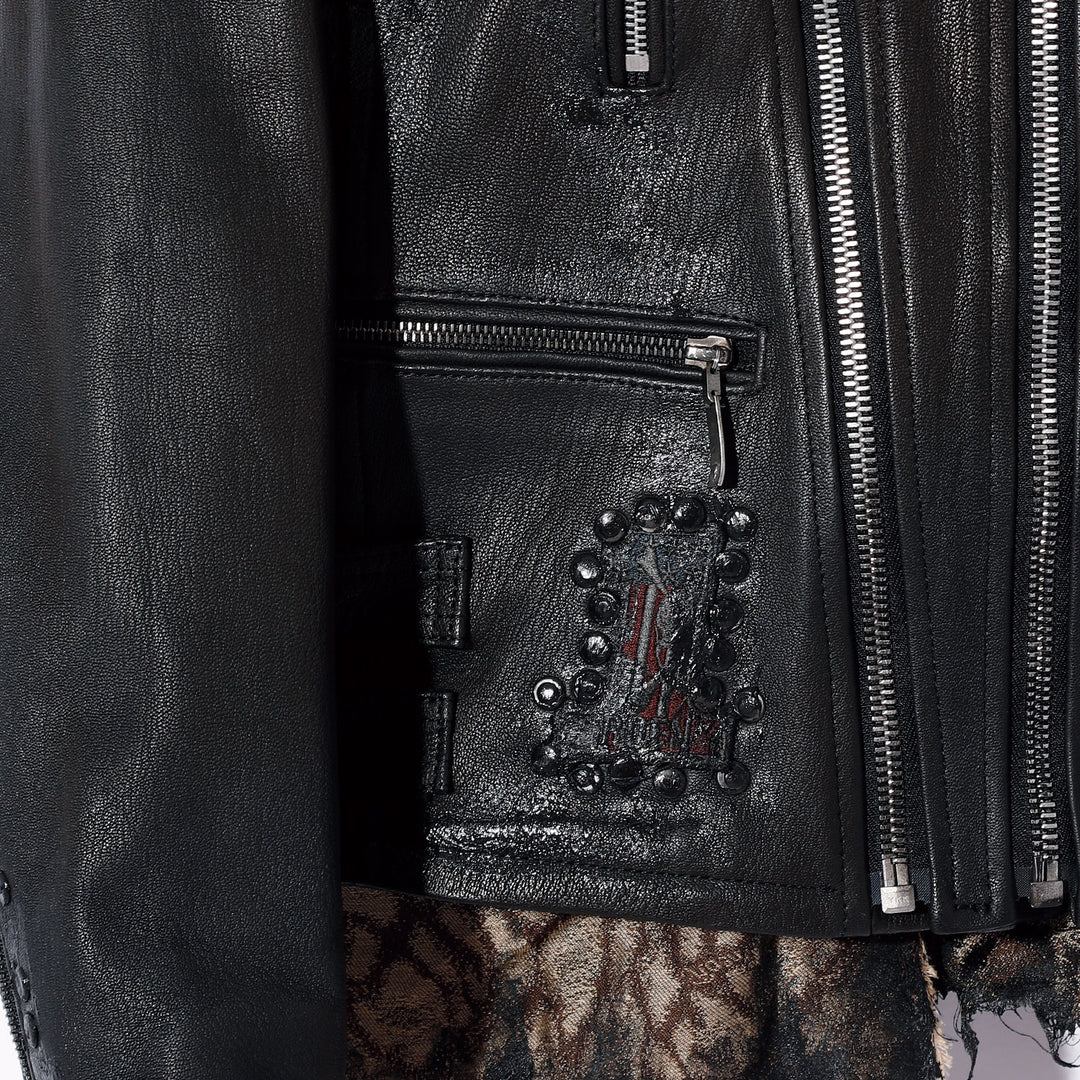 Roen(ロエン) WAPPEN RIDERS JKT / BLACK – ANRE-R SALON