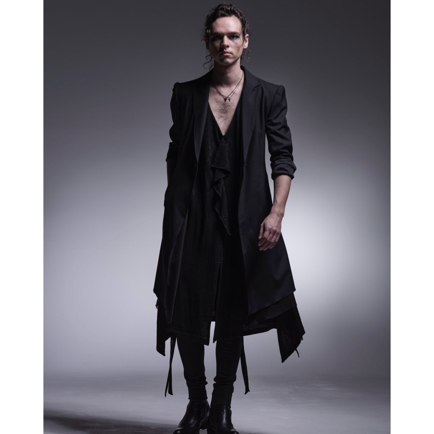 CoatingHighTensionJersey SaruelPants / Black