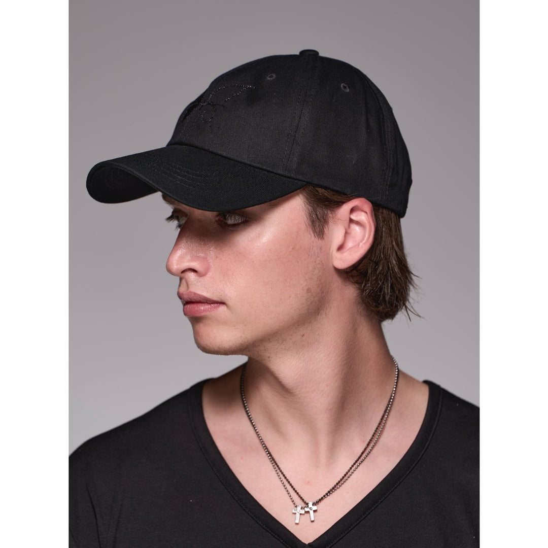 kiryuyrik(キリュウキリュウ)Twill LowCap / Black x BlackEmbroidery