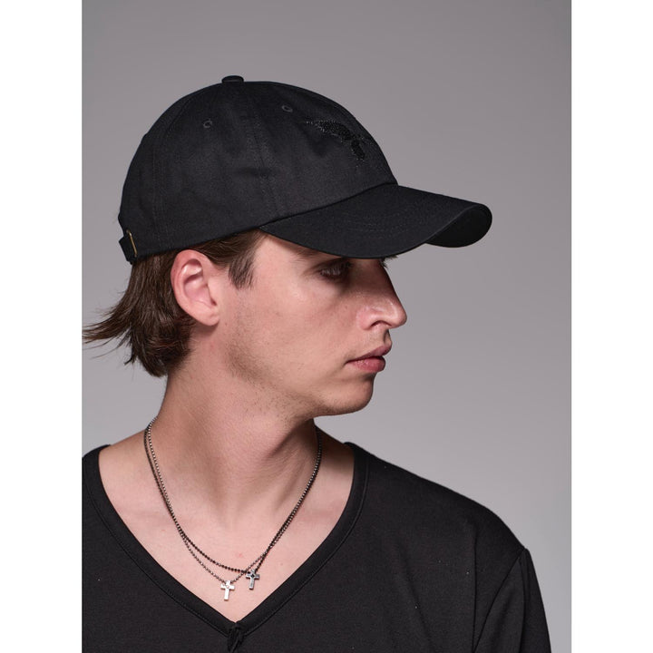 kiryuyrik(キリュウキリュウ)Twill LowCap / Black x BlackEmbroidery