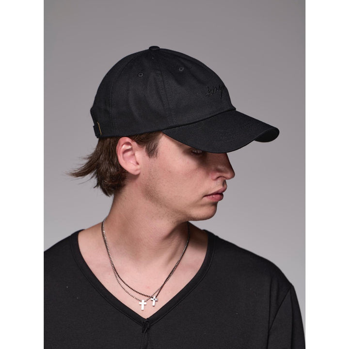 kiryuyrik(キリュウキリュウ)Twill LowCap / Black x BlackEmbroidery