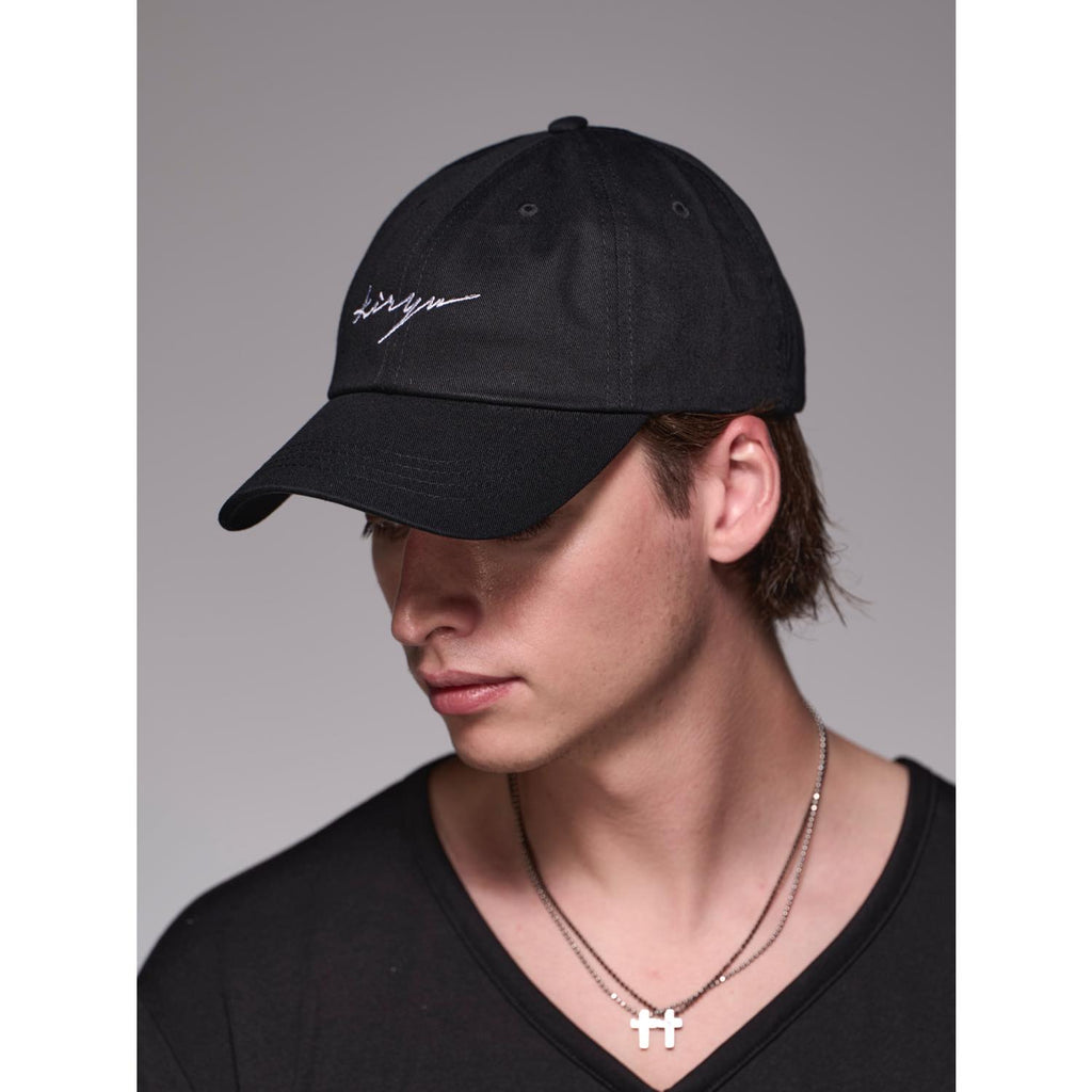 kiryuyrik(キリュウキリュウ)Twill LowCap / Black x WhiteEmbroidery – ANRE-R SALON