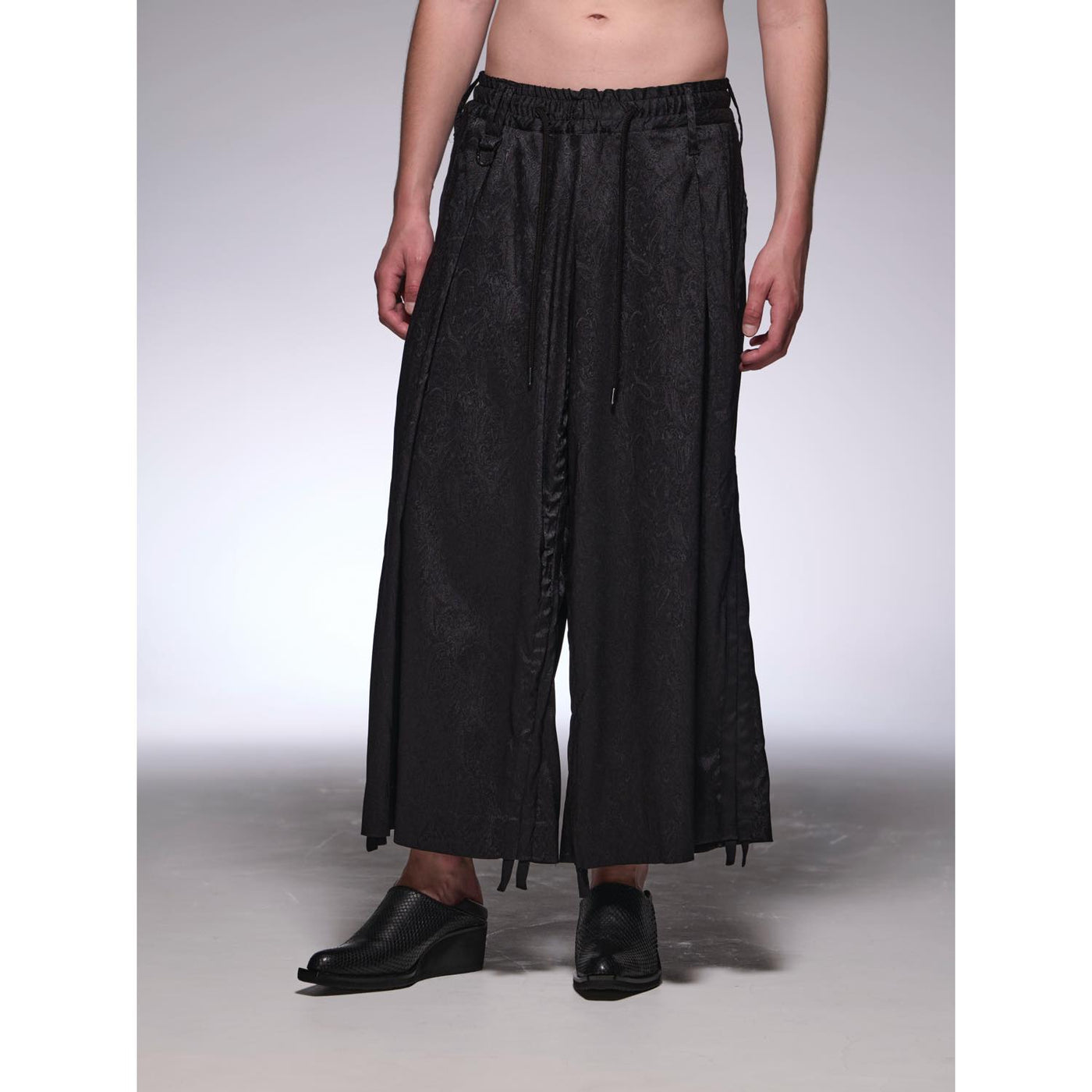 PaisleyJQD SharringWideTuckSlacks / Black