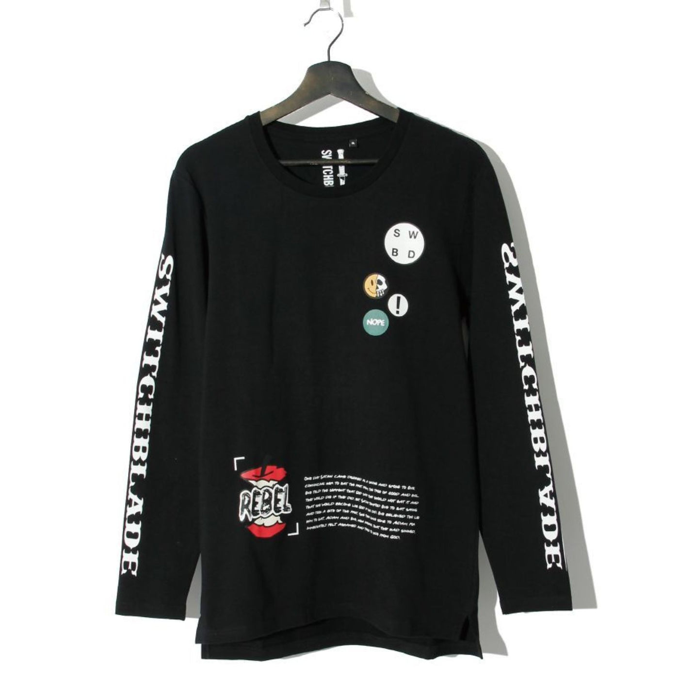 PATCHES L/S TEE / BLACK