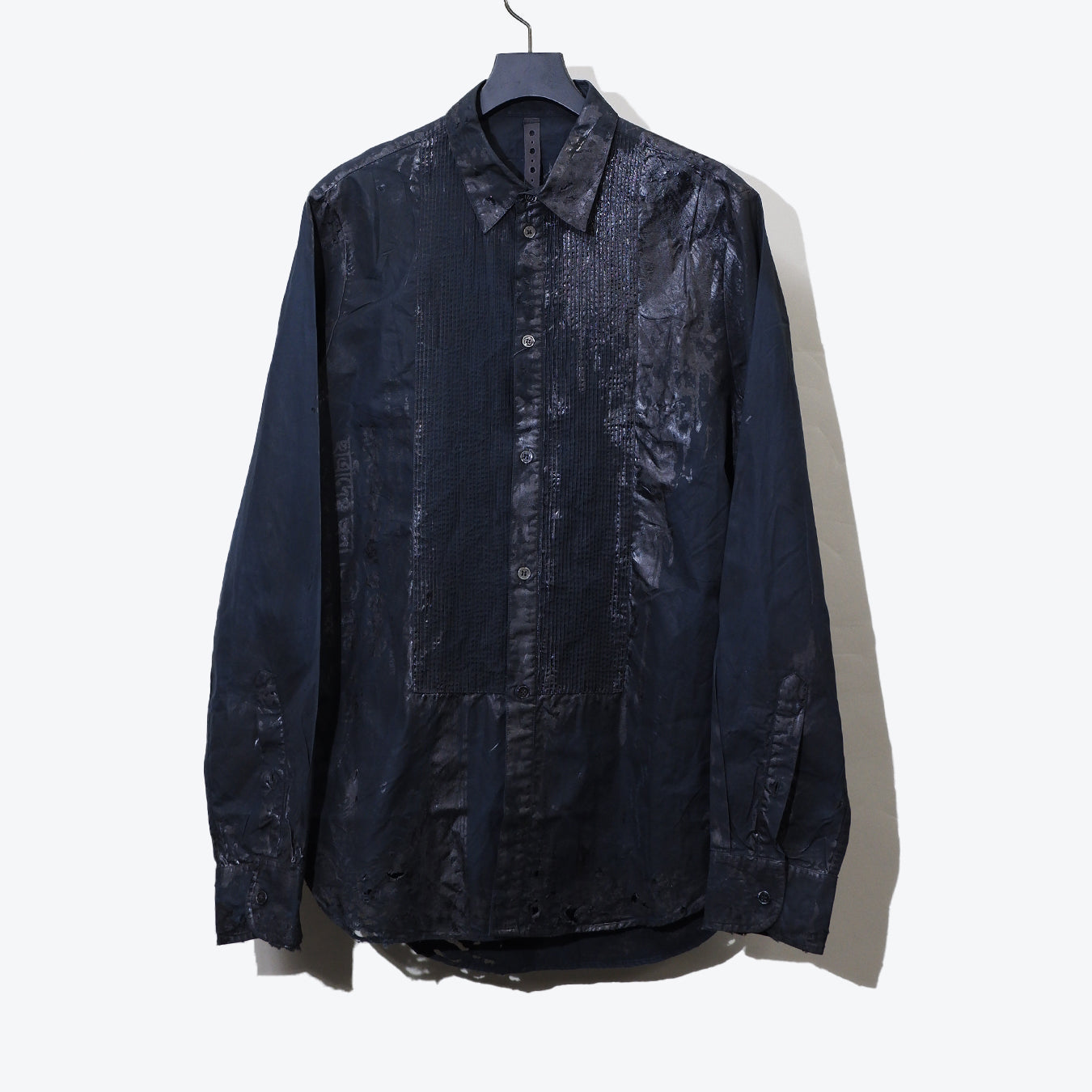 Coating Shirt / BLACK